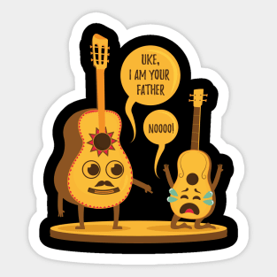 Uke I Am Your Father Ukulele Guitar Sticker